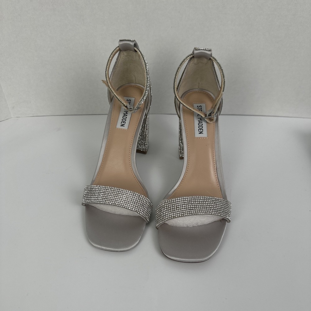 Steve Madden Gigi R Rhinestone Heels Size 8. Excellent Condition!